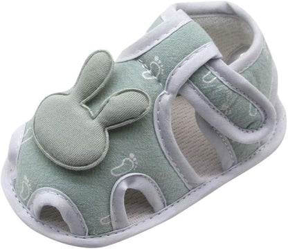 Infant Baby Girls Boys Sandals Rubber Soft Sole T-Strap Toddler First Walker Crib Lightweight Anti-Slip Prewalker